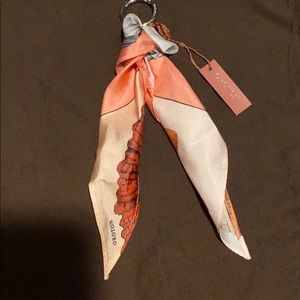 Oroton silk keychain